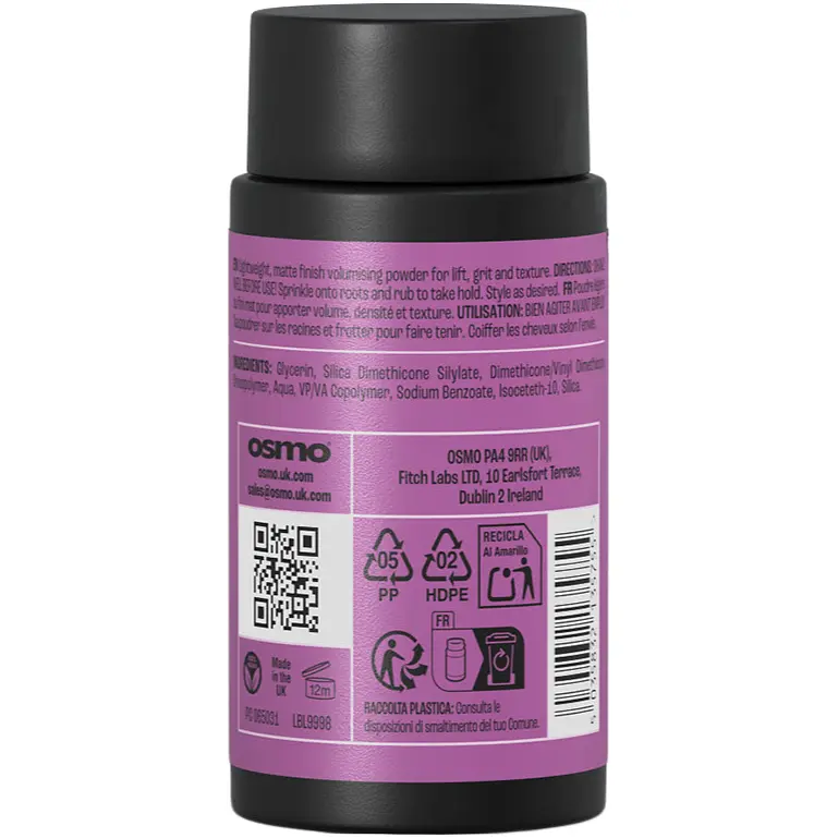 Пудра матова Osmo New Power Powder для додання об'єму волоссю 15 г - фото 2
