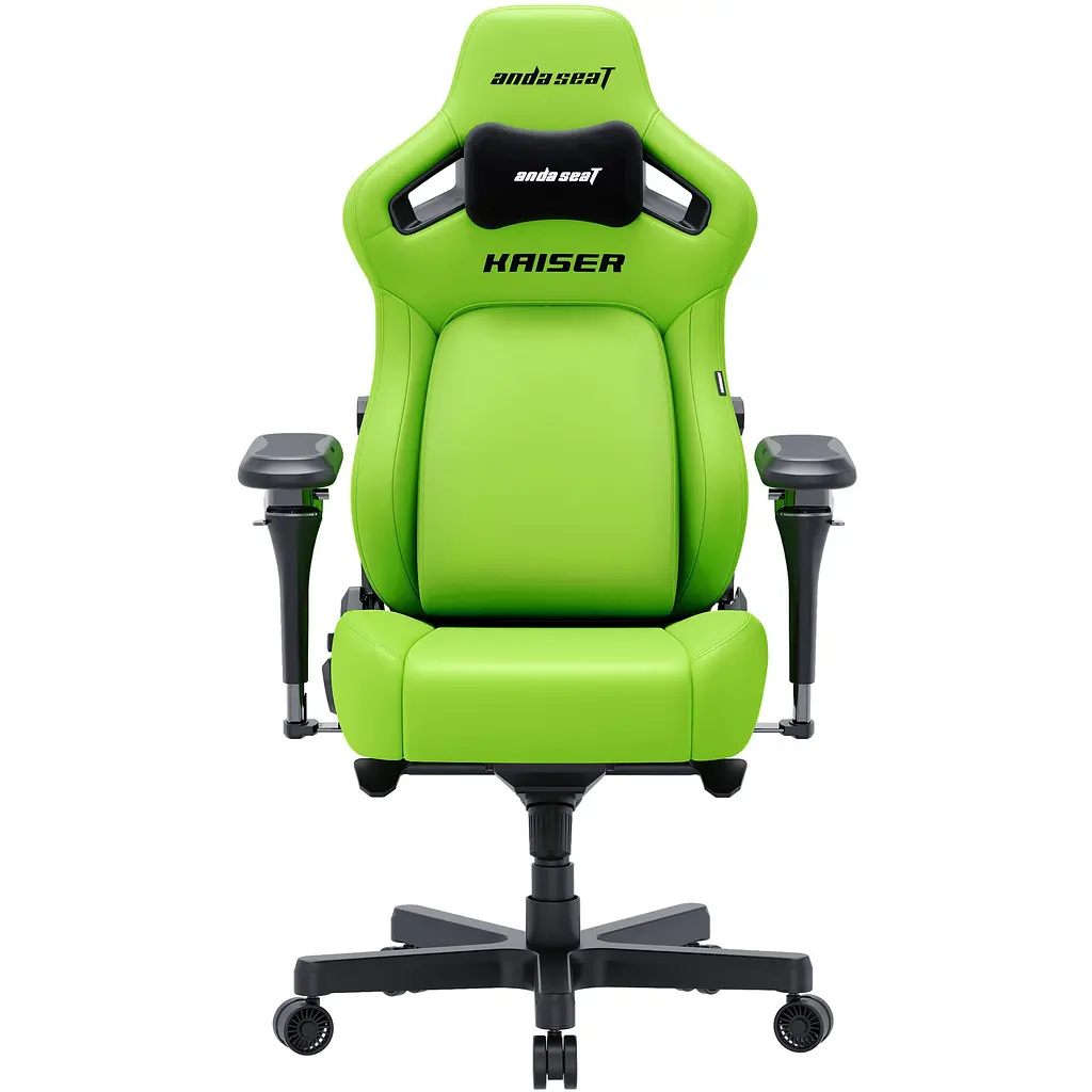 Крісло геймерське Anda Seat Kaiser 4 V2 Size XL до 180 кг ігрове Cyber Green PVC (AD12YDDC-XLL-20-C-PV/C-03) - фото 2