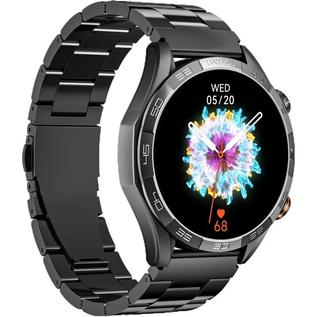 Розумний годинник Xiaomi Haylou Solar 5 (LS20) чорний (2 ремінці Silicone + Stainless steel) - фото 5