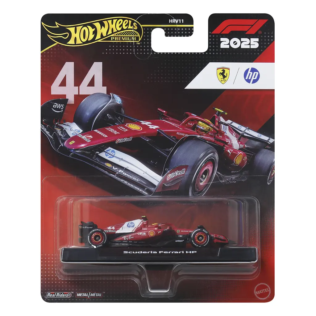 Колекційна машинка Hot Wheels Formula 1 Ferrari Lewis Hamilton №44, 1:64 (JKD86) - фото 6