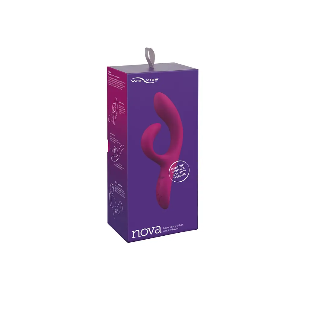 Смарт вібратор-кролик We-Vibe Nova Fuchsia, ергономічний, регульований кут нахилу стовбура - фото 9