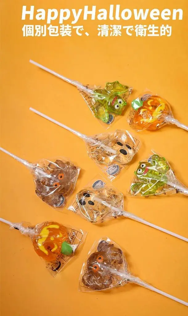 Льодяник на паличці Halloween Lollipop 4 різних дизайни, 1 шт - фото 3