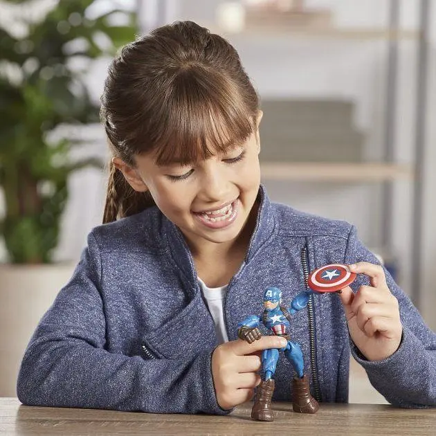 Іграшка-фігурка Hasbro Bend and Flex Captain America героя фільму Месники серія Бенді 15 см (E7377_E7869) - фото 3