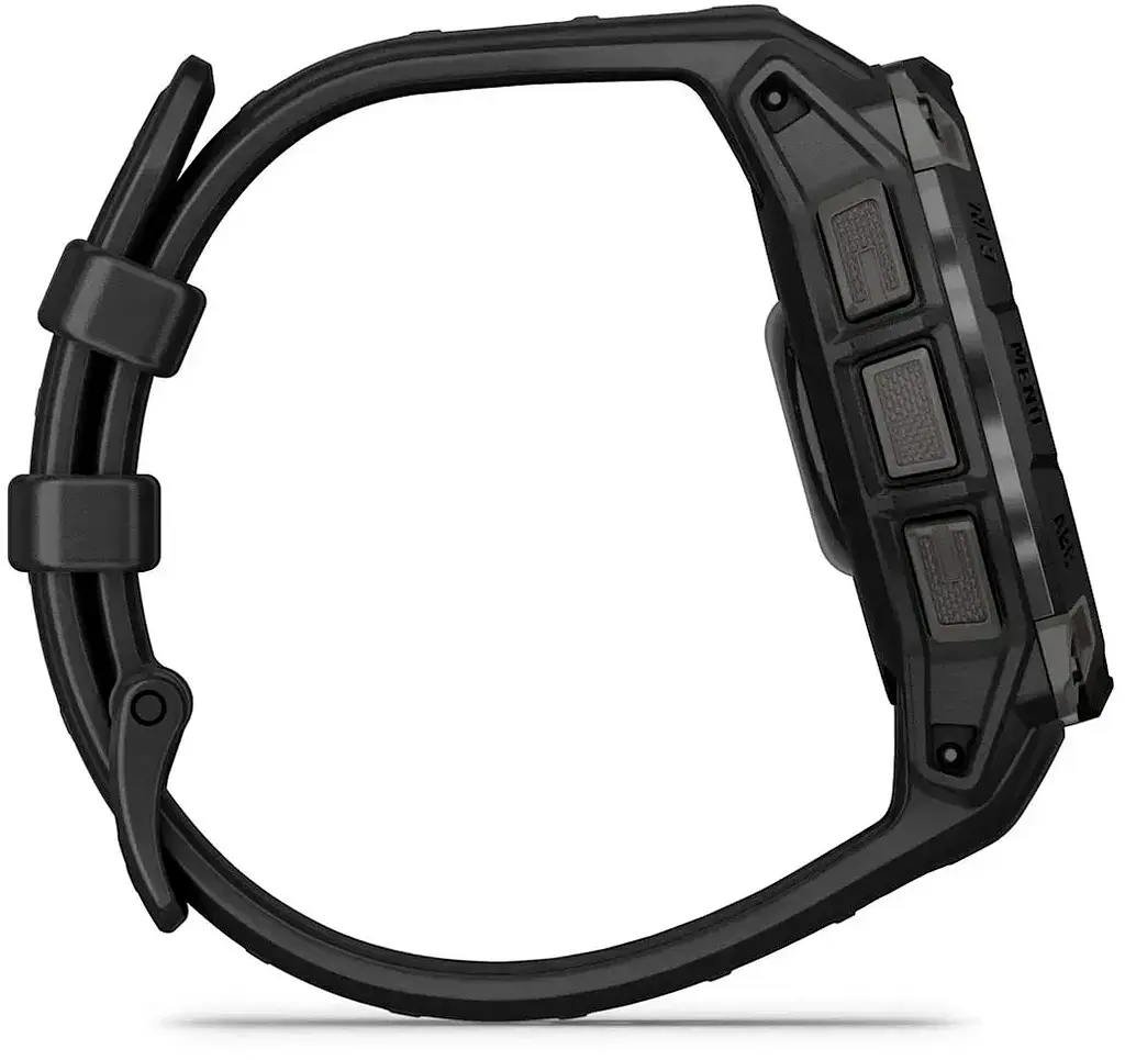 Смарт-часы Garmin Instinct 3 45mm AMOLED Black with Black Silicone Band (010-02936-40) - фото 6