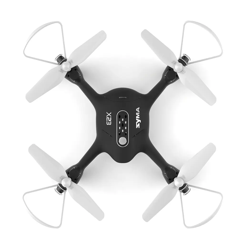 Игрушка на радиоуправлении Syma квадрокоптер черный 21 см (X23 Black) - фото 2