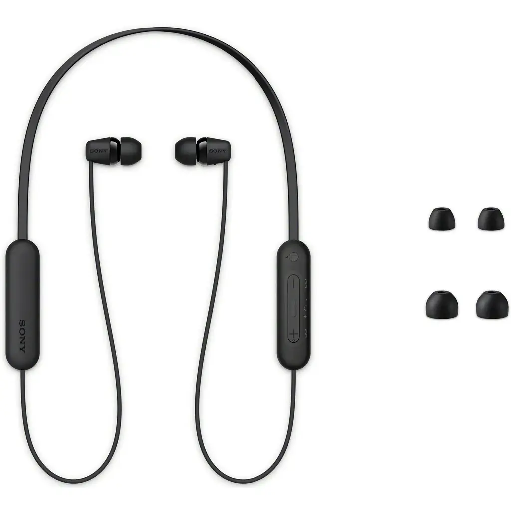 Навушники Sony WI-C100 In-ear IPX4 Wireless чорні - фото 2
