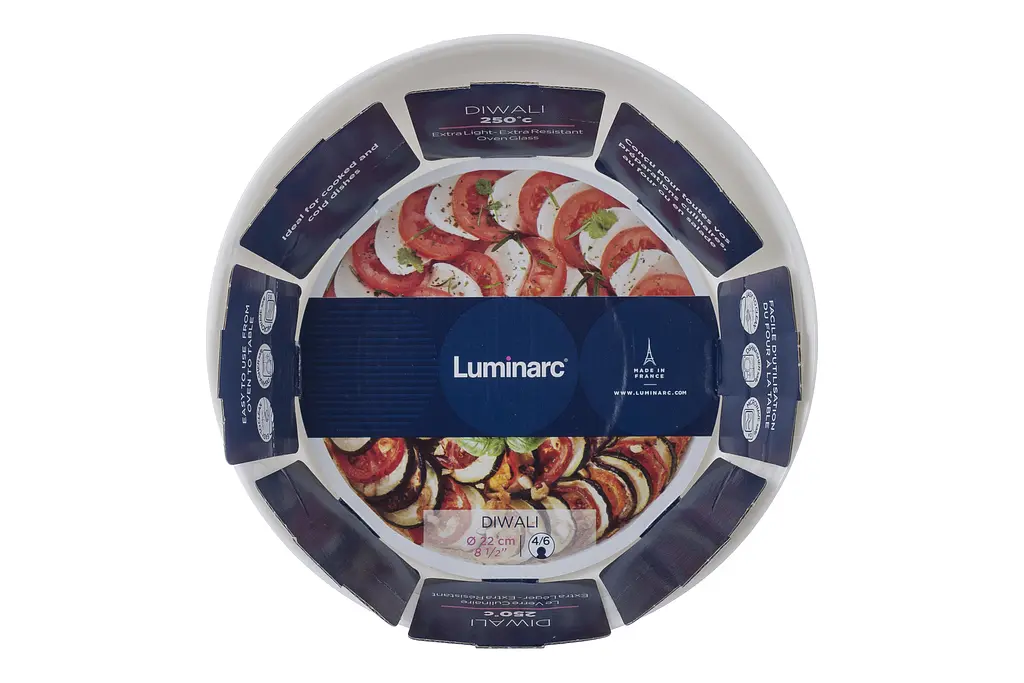 Форма для запекания Luminarc Diwali круглая белая 2.8 л 26 см (N6416) - фото 4