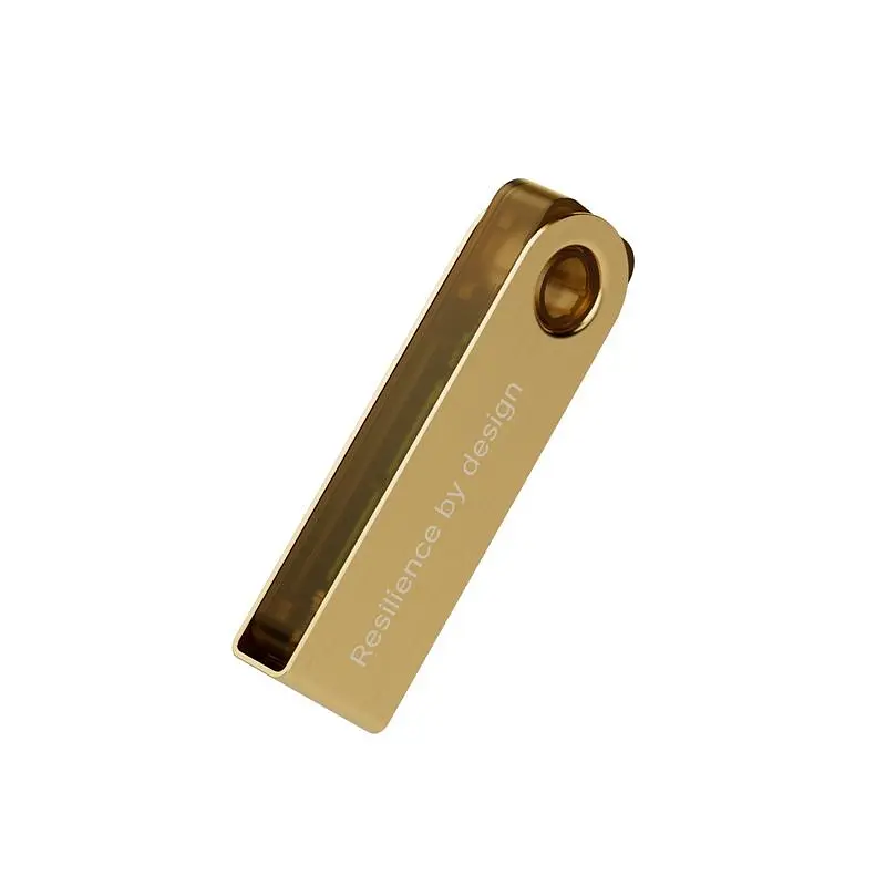 Аппаратный кошелек для криптовалют Ledger Nano S Plus Gold (LNSPG) - фото 3