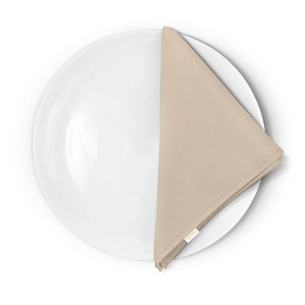 Набор салфеток Cosas Biscuit 2шт. 30х30 см бежевый (Set-2Serviette_RanforsBeige_30) - фото 5