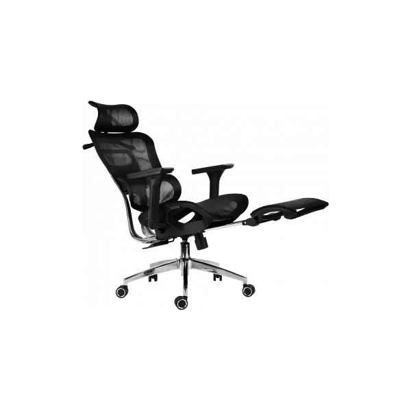 Офісне ергономічне крісло GT Racer B-583 Black - фото 4