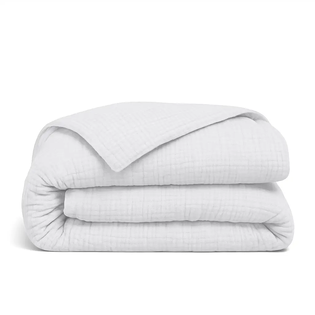 Дитяча постіль Cosas White без простирадла муслін 110х140 см (Set_Muslin_01White_140_2) - фото 4