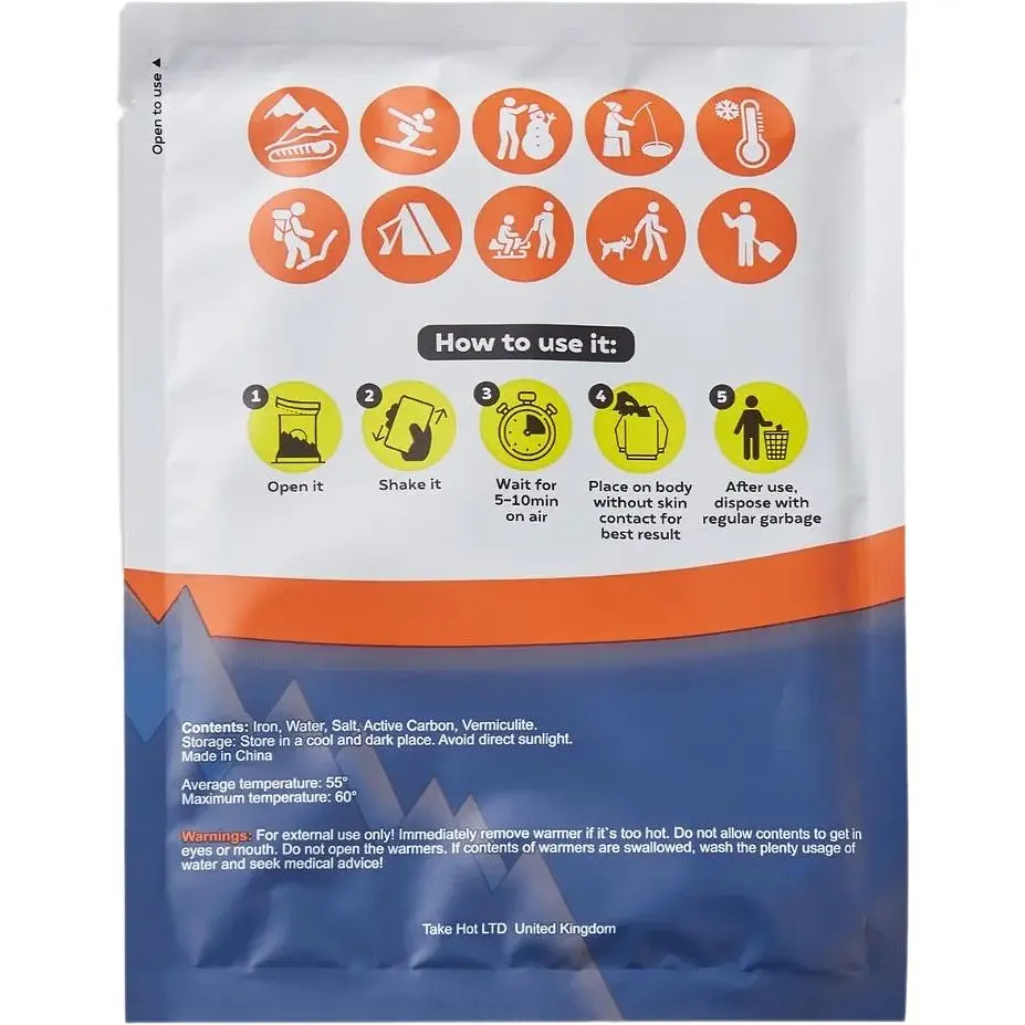 Грелка для тела TakeHot химическая 1 шт. (4820249530061) - фото 4