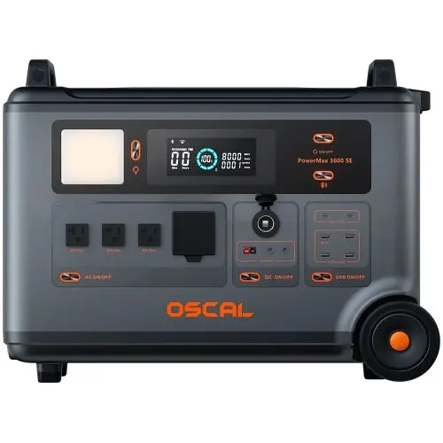 Портативна зарядна станція Oscal PowerMax 3600 SE 3600W/3600Wh (EU) - фото 4