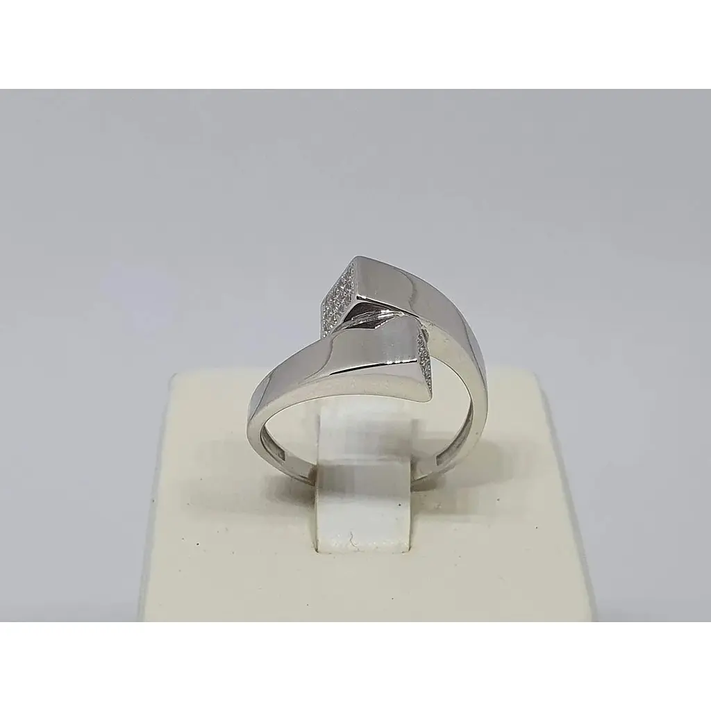 Золоте кільце Favoritum з фіанітами. 111151_Б 18,5 - фото 4