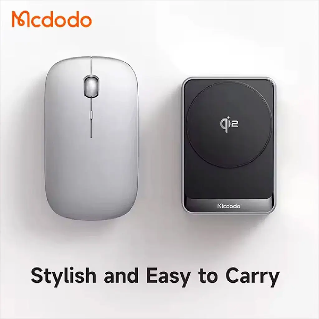 Бездротовий зарядний пристрій Mcdodo Qi2 Foldable 3in1 Magnetic 22.5W Black (CH-5190) [170232] - фото 5