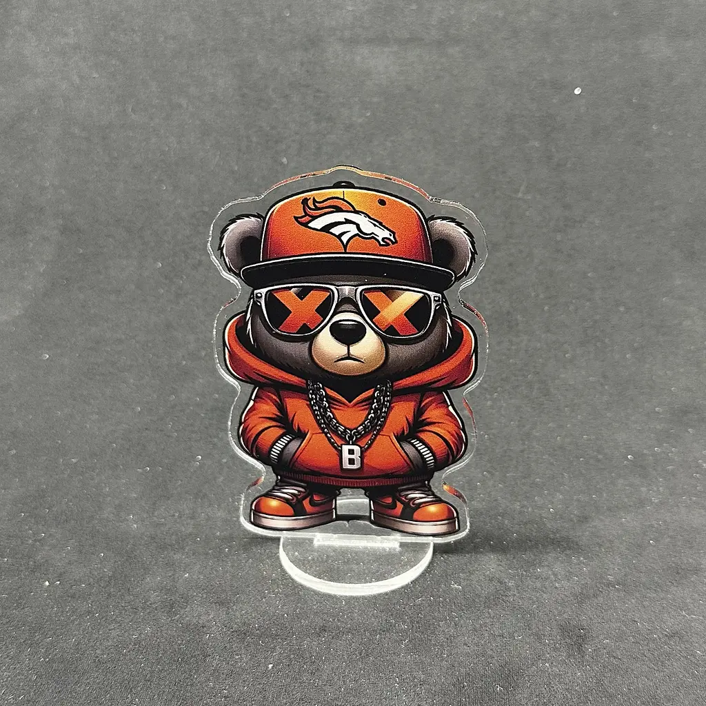 Акрилова колекційна фігурка Chibi Ведмедик Denver Broncos 10 cм