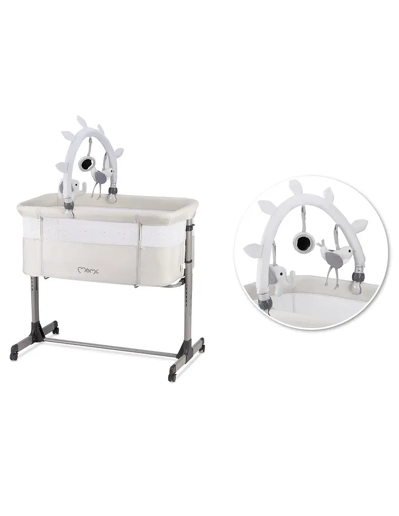 Кроватка приставная Momi Revo Light Grey - фото 5