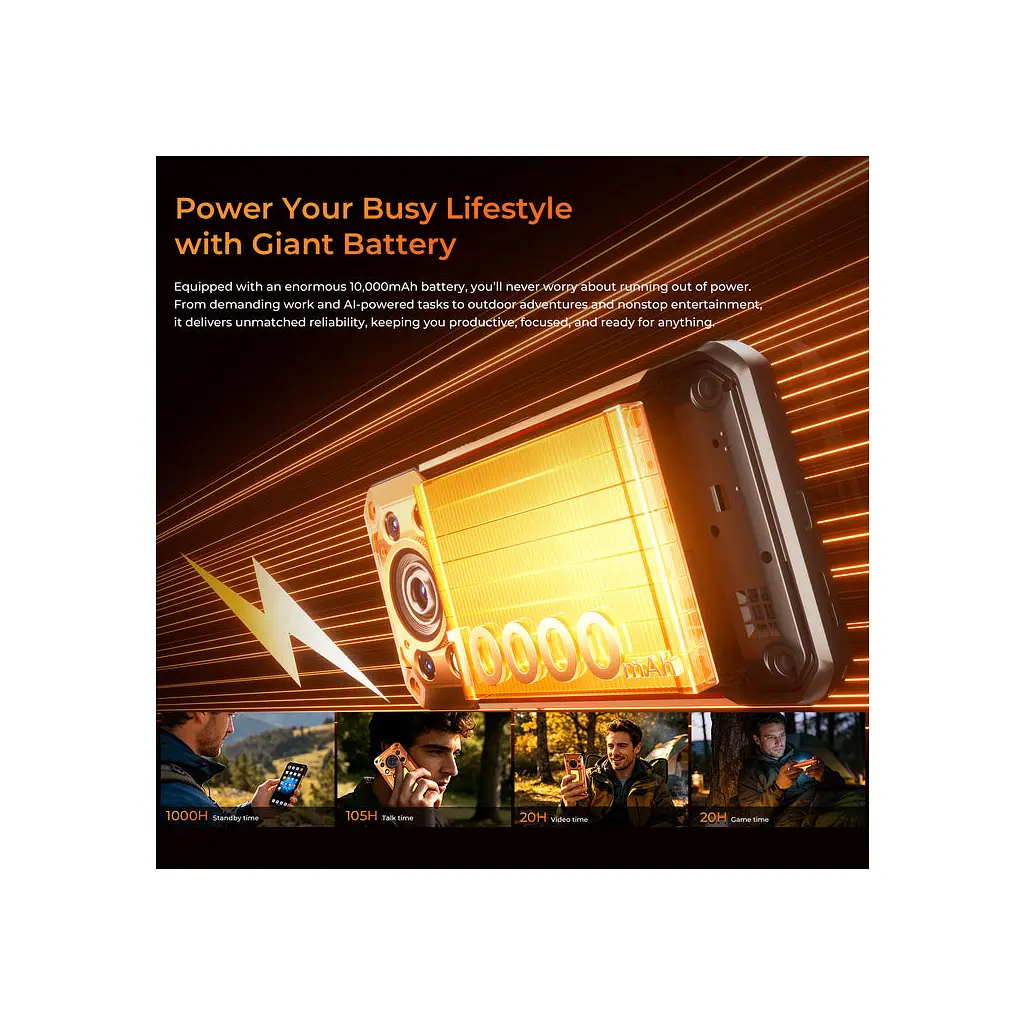 Мобільний телефон OUKITEL WP500 12/1TB Orange (6941749876706) - фото 6