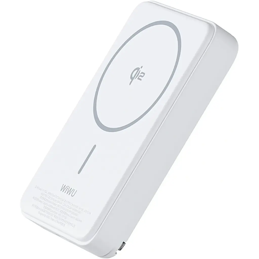Внешний аккумулятор Wiwu Magnetic Wi-P031 10000mAh White [125058] - фото 4