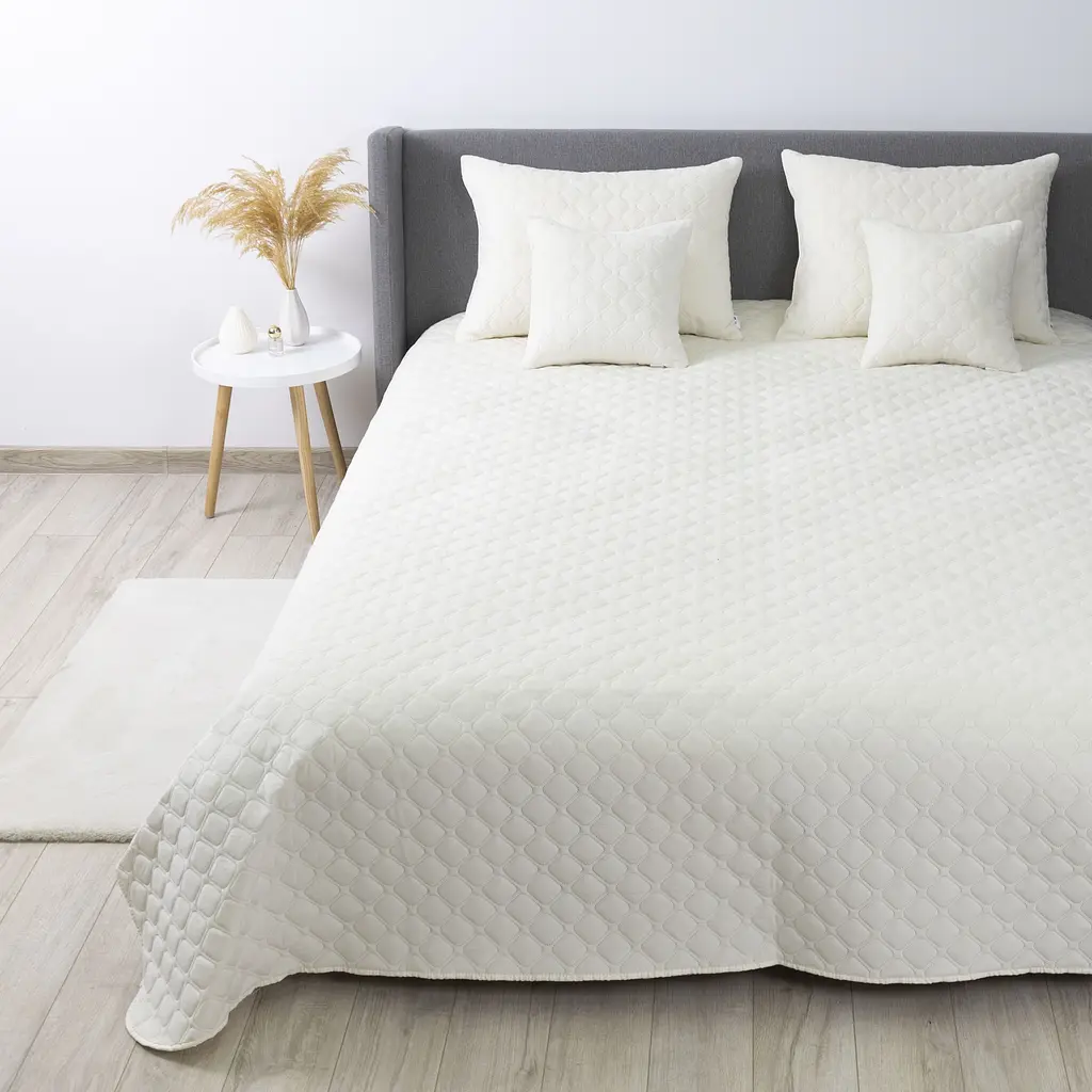 Покривало ТЕП Velour 240х260 см молочне (4-00518_22469) - фото 4