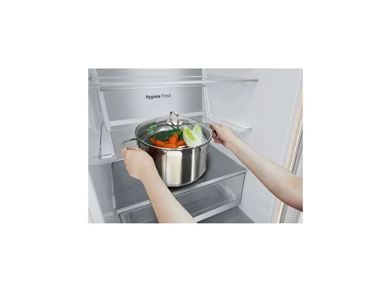 Холодильник с морозильной камерой LG GC-B459FEPW - фото 3