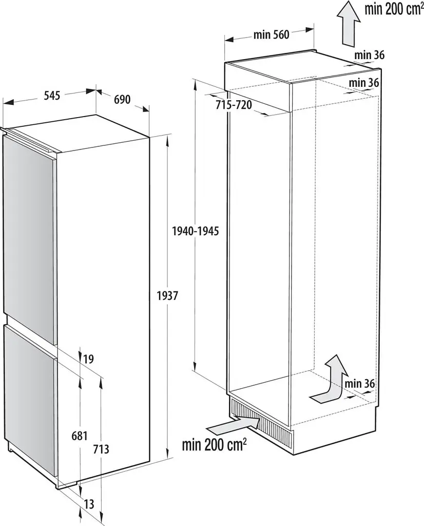 Холодильник Hisense RB3B370SAWD1 (7283450) - фото 8