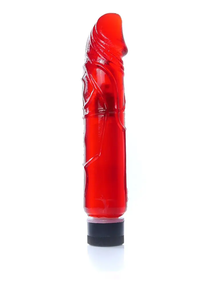 Реалістичний вібратор B - Series EasyLove Boss Series Juicy Jelly 22 см червоний - фото 2