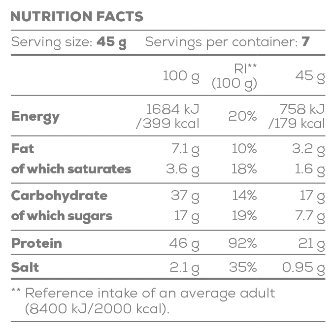 Протеїновий кекс BiotechUSA Protein Gusto Mug Cake Ваніль 45 г - фото 2