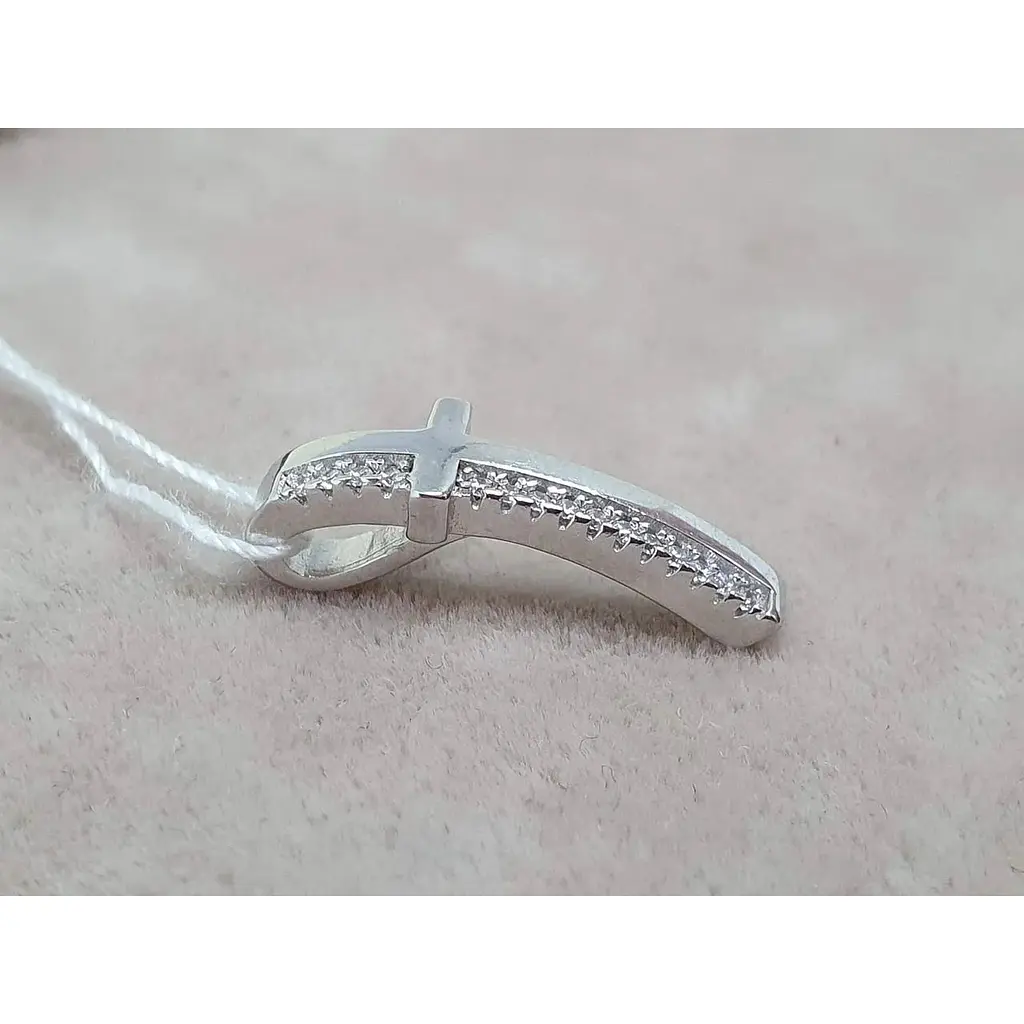 Серебряная подвеска Серебряный рай с фианитами. 1112 088467 - фото 3