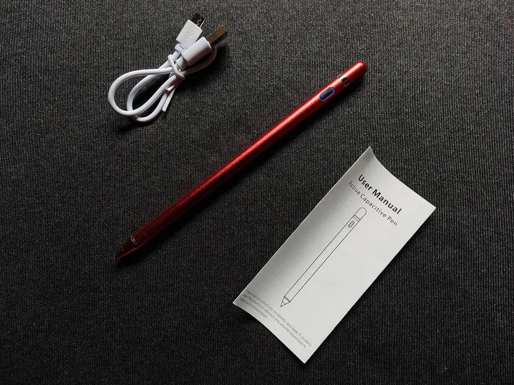 Стілус ручка Active pen для планшетів Червоний - фото 2