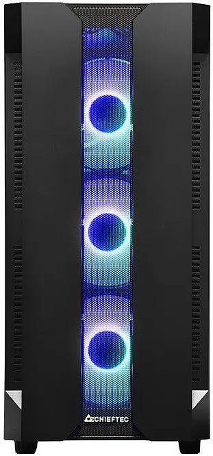 Корпус Chieftec HUNTER GS-01B-OP 4x120mm A-RGB, ATX, без Блок живлення, Чорний - фото 3