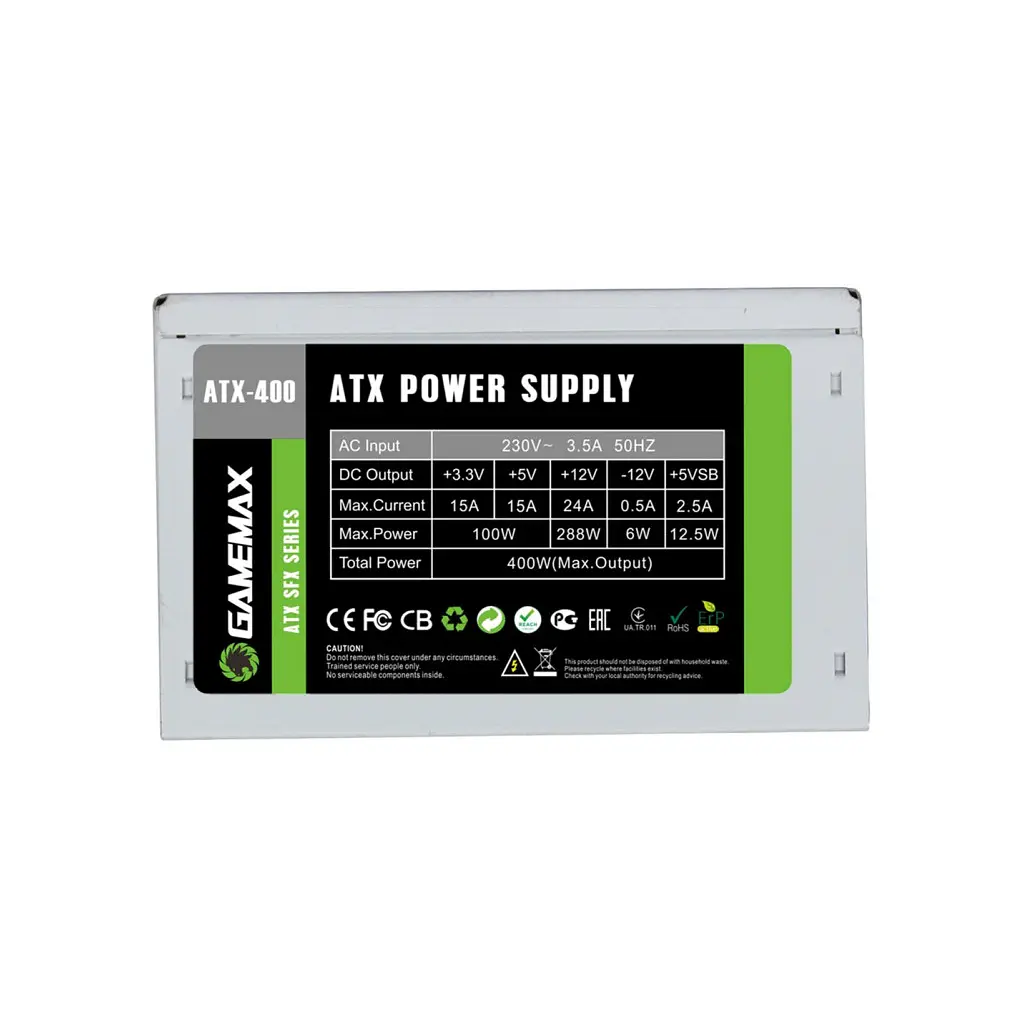 Блок живлення Gamemax 400W (ATX-400W SFX) - фото 2