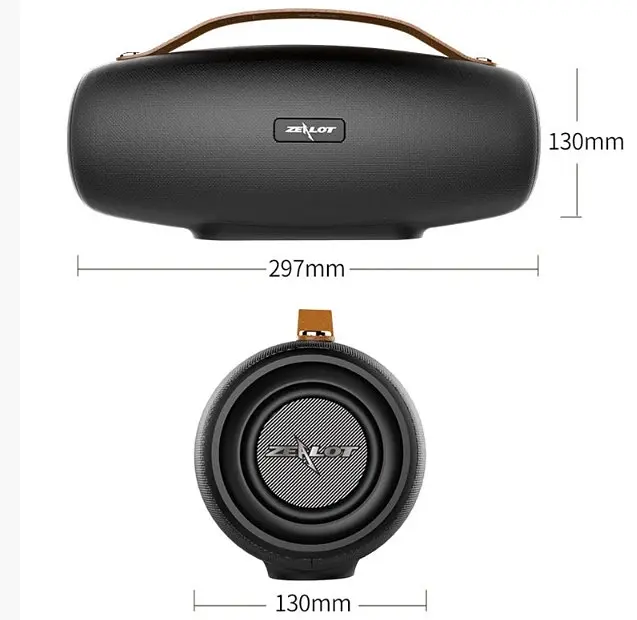 Беспроводная Bluetooth колонка Zealot S27 Черный - фото 8