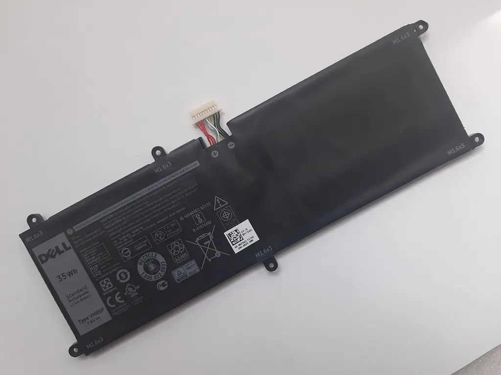 Акумулятор для ноутбука Dell Latitude 11-5175 VHR5P, 35Wh (4375 mAh), 2cell, 7.6V, Li-ion, чорний - фото 2