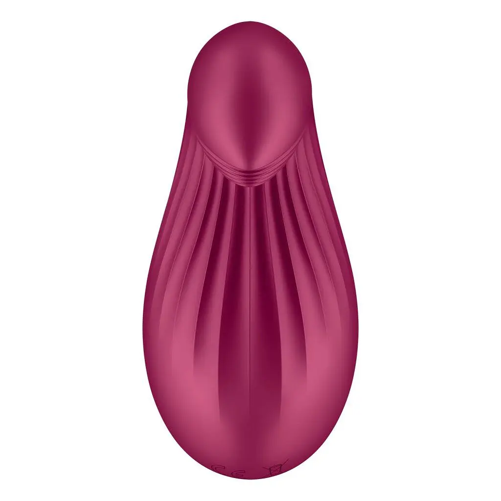 Вібратор Satisfyer Dipping Delight Berry, 2 мотори, гнучкий кінчик - фото 5