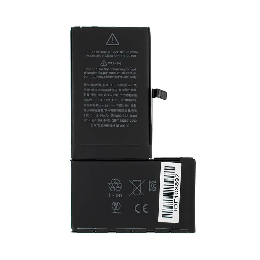 Акумулятор (батарея) для смартфона (телефону) Apple iPhone XS Max 3.8V 3174mAh 12.08Wh (616-00499)(China) - фото 2