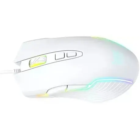 Миша з підсвічуванням ігрова провідна ONIKUMA CW905 Gaming 6400 DPI біла - фото 2