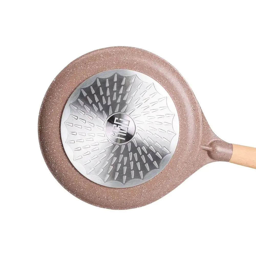 Сковорода для млинців MGC з мармуровим антипригарним покриттям 26 см, кавовий MGC HP-4-429CO - фото 3