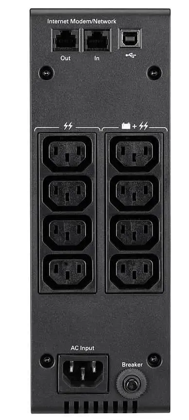 Джерело безперебійного живлення Eaton 1500 ВА / 900 Вт / 9 А*ч (5S1500I) - фото 2