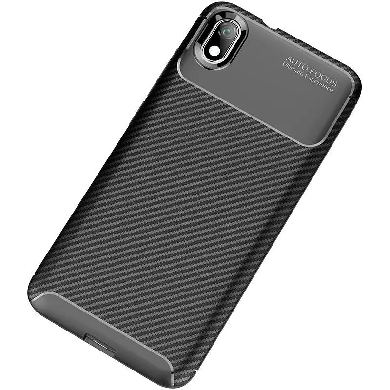 Чохол-накладка Toto TPU Carbon Fiber 1.5 mm Case Xiaomi Redmi 7A Black - фото 3