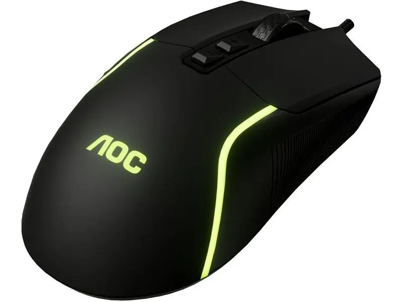 Миша AOC GM170B LED USB Black (GM170B/LA) - фото 7