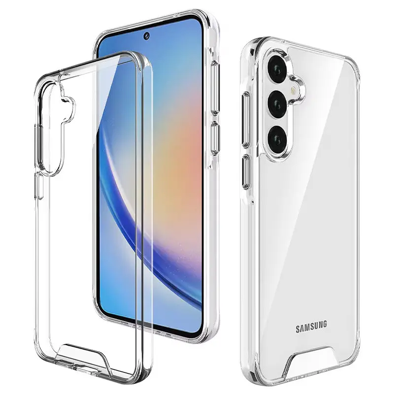 Чохол TPU Space Case transparent для Samsung Galaxy A34 5G Прозорий - фото 5