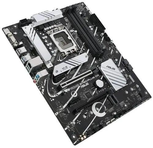 Материнська плата LGA1700, Asus PRIME B760-PLUS D4, B760, 4xDDR4, Int.Video(CPU), 4xSATA3, 3xM.2, 1xPCI-E 16x 5.0, 1xPCI-E 16x 4.0, 2xPCI-E 1x 3.0, 1xM.2 (Key E), Realtek 7.1, Realtek 2.5Gb, 6xUSB3.2/4xUSB2.0, VGA/HDMI/DP, ATX - фото 4
