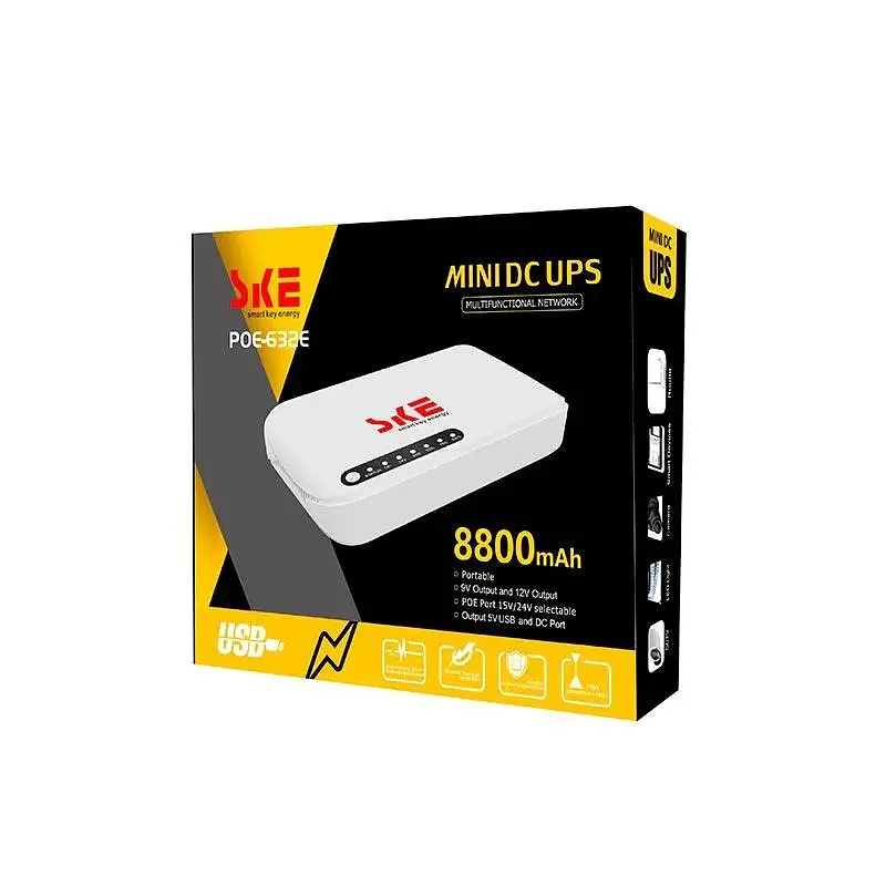 Міні ДБЖ для роутерів MINI DC UPS SKE POE-632E 8800 mah - фото 5