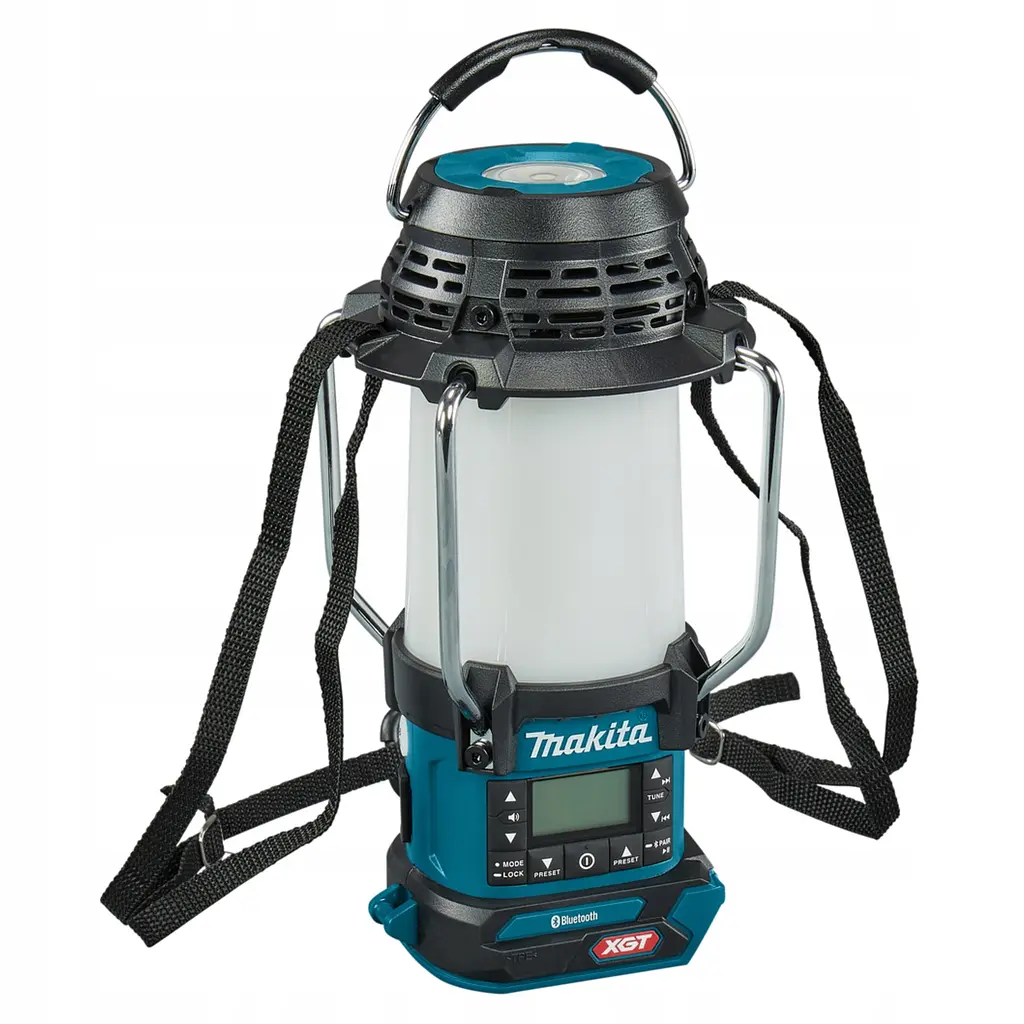 Радіоприймач з ліхтарем акумуляторний Makita MR010GZ (XGT, Bluetooth, USB, 3 Вт, 310 Лм, без акумуляторів та зарядного пристрою)