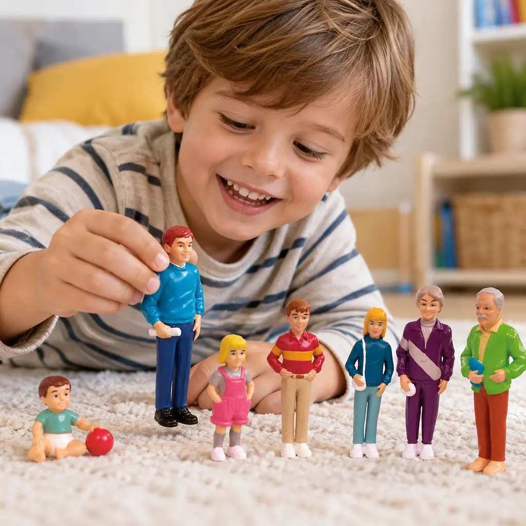 Набір фігурок Miniland Європейська сім'я, 8 шт. (27395) - фото 4