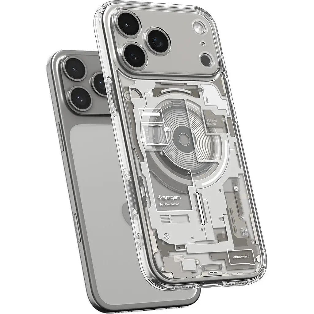 Чохол Spigen Ultra Hybrid Zero One with MagSafe для Apple iPhone 17 Pro Max Natural Titanium (ACS10288) [152025] - фото 6