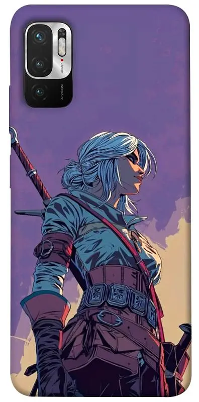 TPU чохол Demsky The witcher ciri для Xiaomi Redmi Note 10 5G