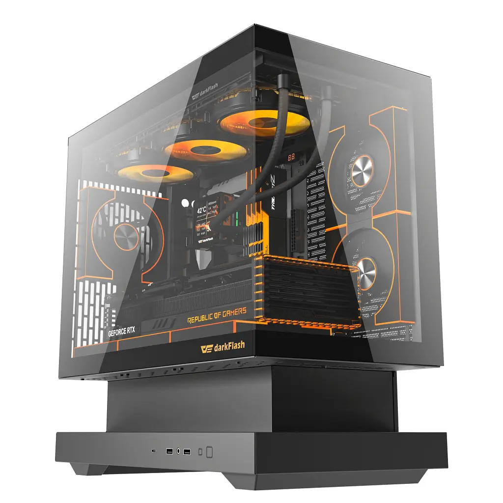Корпус для ПК DARKFLASH F1 BLACK - фото 3