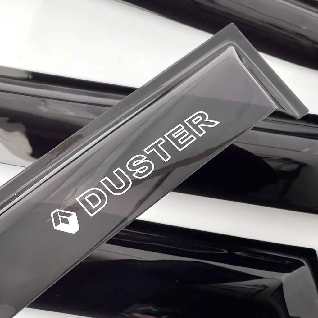 Дефлектори вікон ветровики для Renault Duster 2018- Voron Glass - фото 4